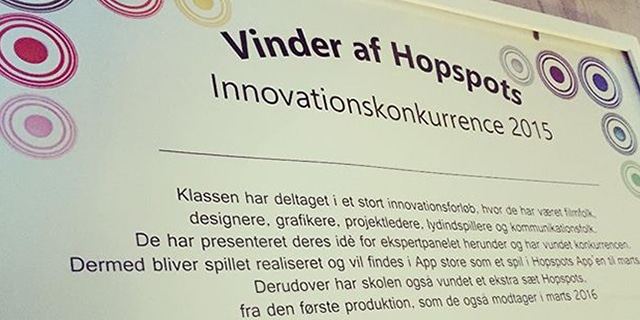 Innovationsforløb - Child Experience Design - Vinder af Hopspots