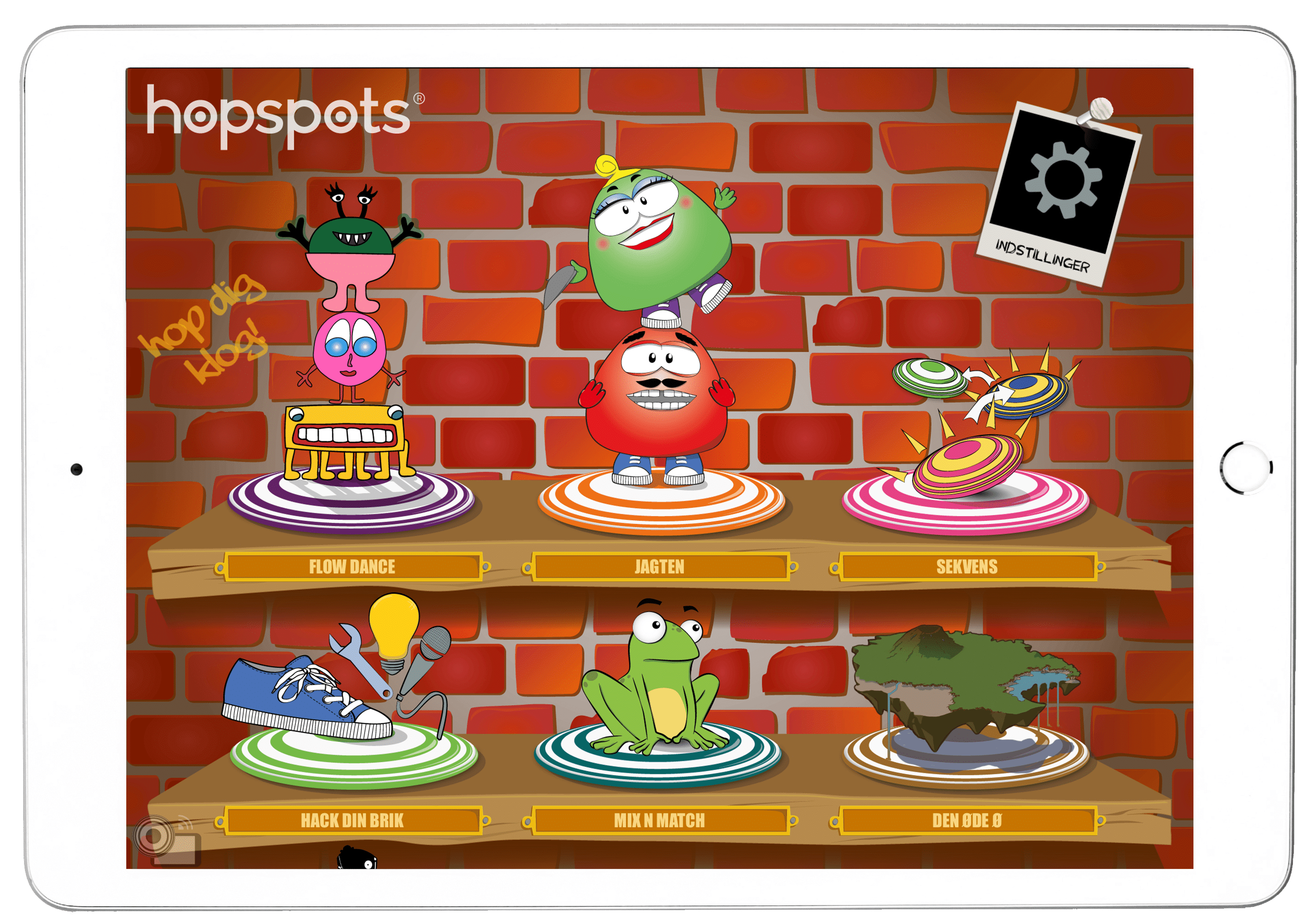 iPad med Hopspots App