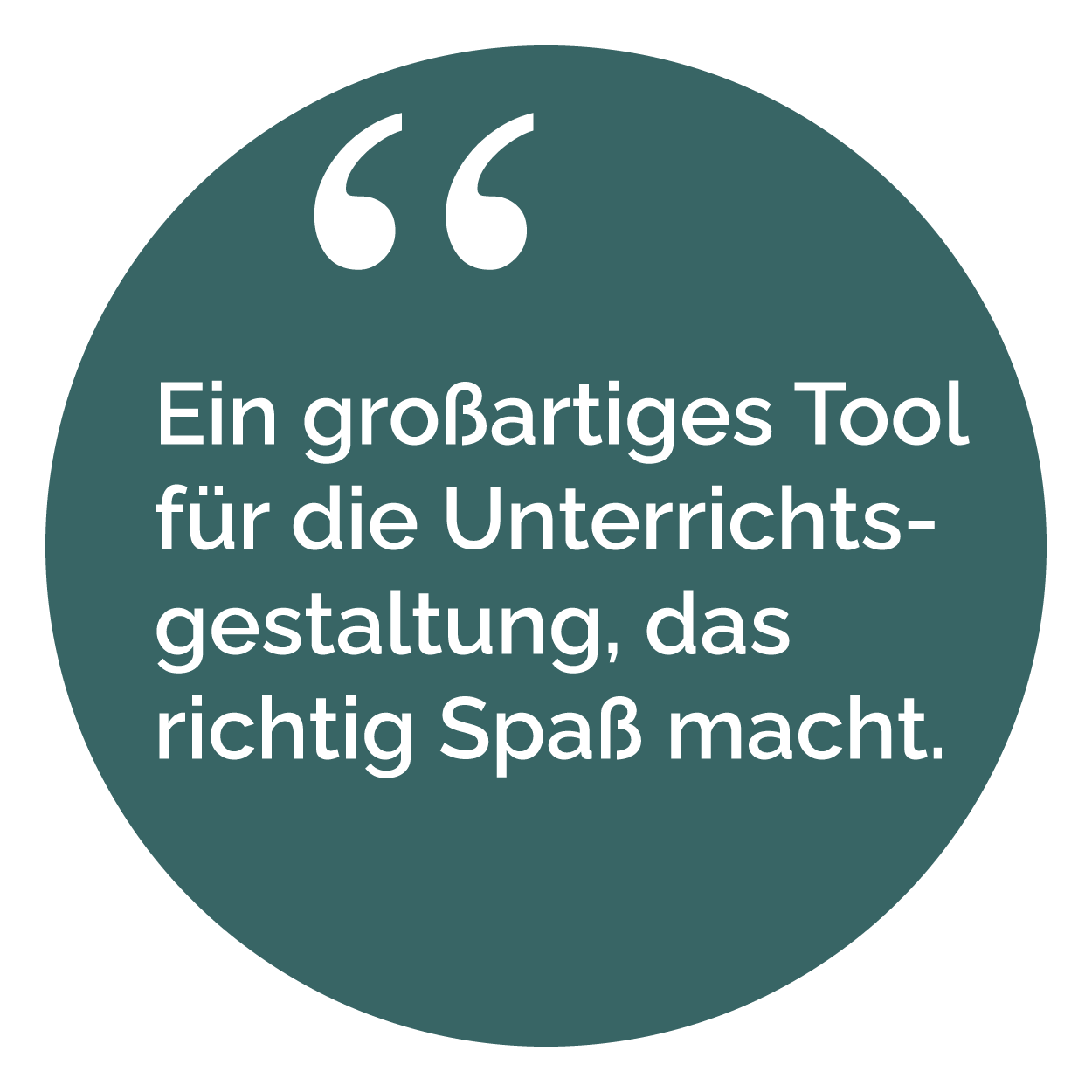 Ein großartiges Tool für die Unterrichtsgestaltung, das richtig Spaß macht.